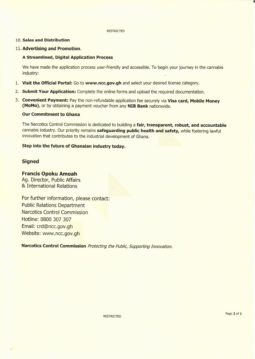 Narcotics Control Commission - Ghana tweet media