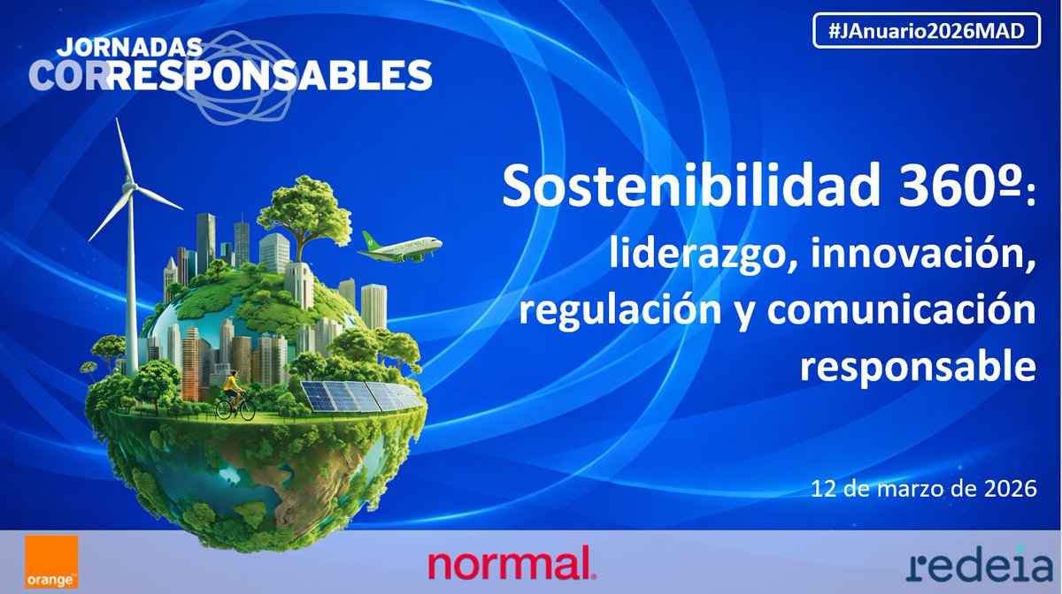 Corresponsables's tweet photo. ✅📢 La celebración de la #JAnuario2026MAD es posible gracias al apoyo de @MASORANGE_ES, @SomosNormmal, @RedeiaCorp, @Covap, @DomusVi_Es, #DONTEGROUP, @ConstruccionFcc, @FEMXAfx, @dcycle_io, @Hazloposible, @FundacionJuan23, #TorresyCarrera, #CorporaciónHijosdeRivera, #IVIRMA, @ilunionhotelsu, @Lactalis_es, #Manglai, @ongrescate, @Santander_es, @SageSpain, @SageFoundation, @SamsungEspana, @TUVSUD_ES, @Transcendent_es y @Urbaser_
👇👇👇
https://t.co/kd26wqi8Uf