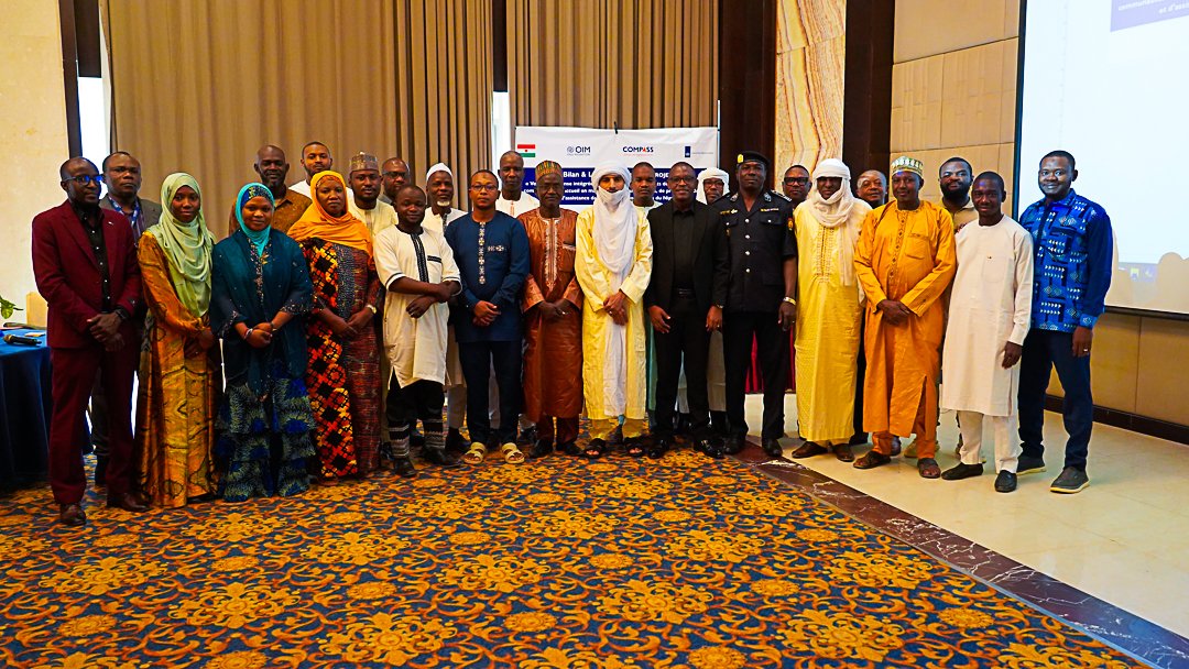 OIMNiger's tweet photo. L’OIM Niger tient un atelier de deux jours pour tirer les leçons du projet COMPASS, financé par les Pays-Bas, afin d’améliorer l’accès aux services et la protection des migrants dans les zones frontalières.

#migrationpartnership
#SafeMigration
#compassiom https://t.co/yZul6aXfRe