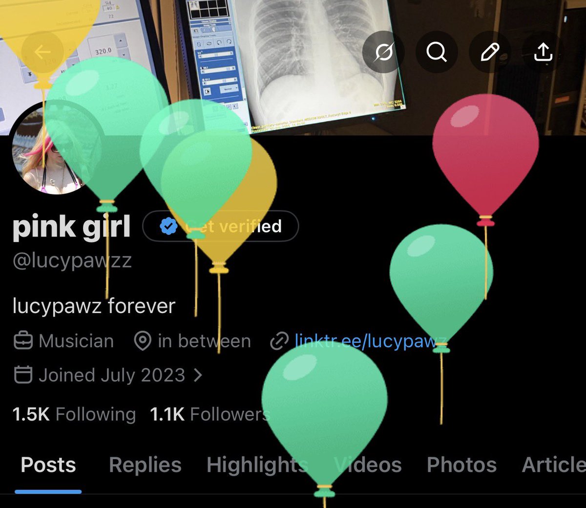 pink girl tweet media