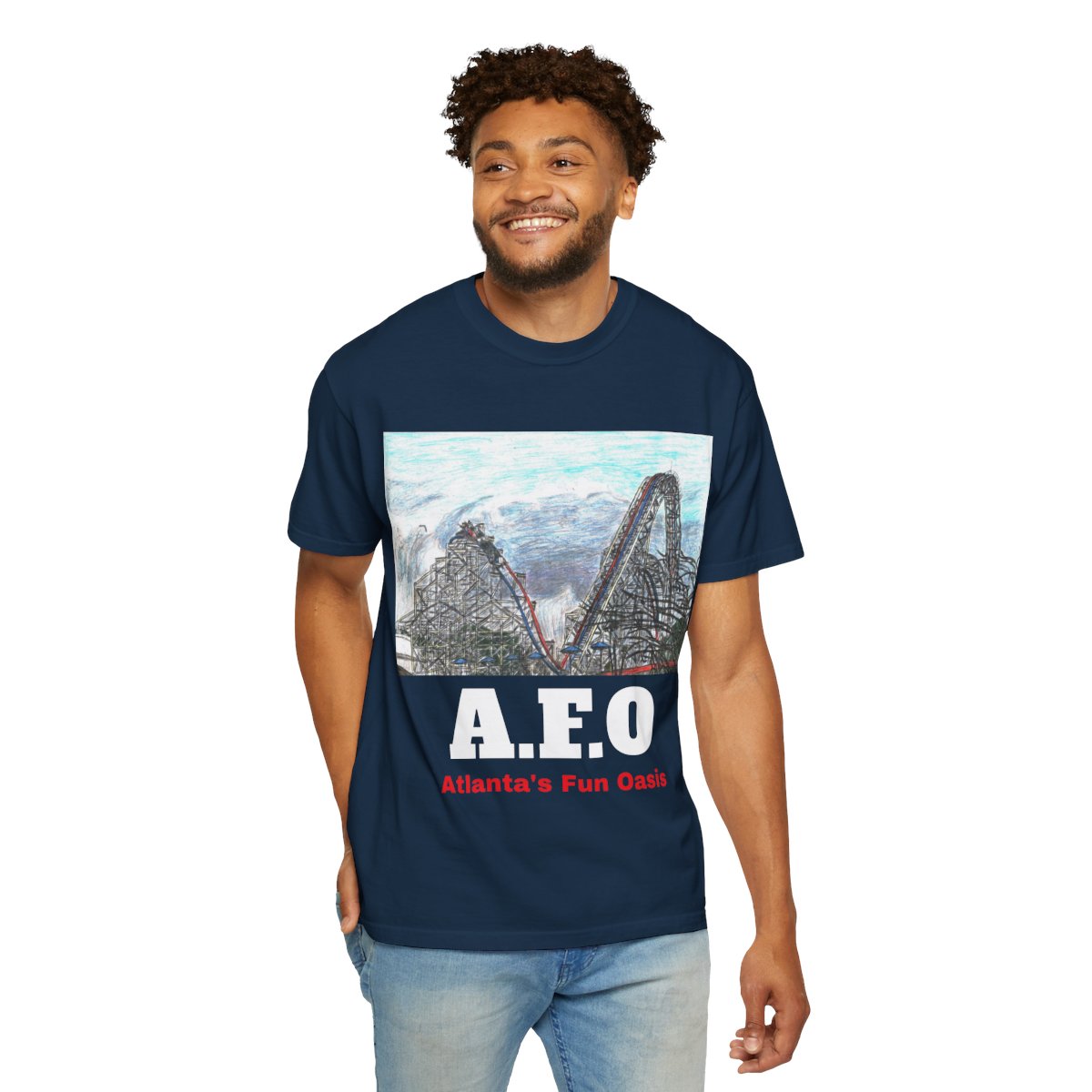 CallenHuey's tweet image. Hey, roller coaster fans!!!  My sketch of #ArieForceOne at @FunSpotAtlanta is now available as a comfort tee.

Shop here:  callenspanoramas.etsy.com/listing/446937…

#FunSpotAtlanta #rollercoasters #RMC #themeparks #rollercoasterenthusiasts #rollercoasterart #EtsyFinds @RCXcyclopedia #Atlanta #ATL