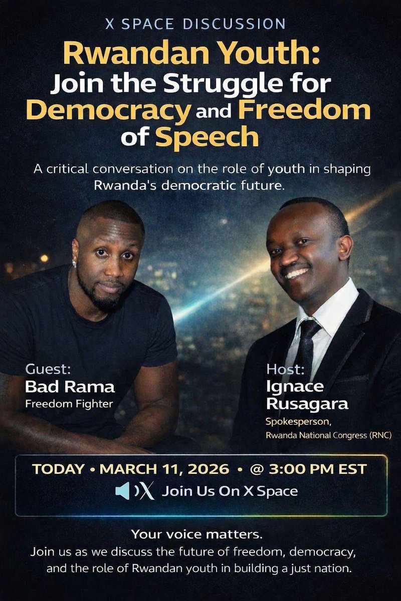 M. RUSAGARA tweet media