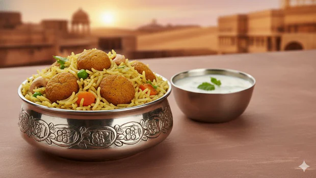 NDTVFood's tweet photo. Traditional Rajasthani Mangodi Pulao: A Flavourful One-Pot Recipe
https://t.co/KiKixKgklM
#mangodipulao #pulao #onepot https://t.co/uro8OYai5a