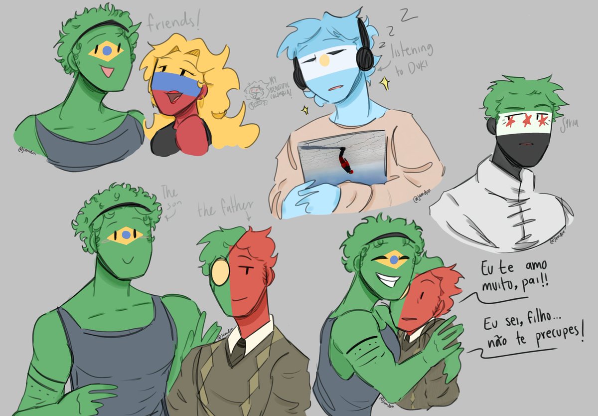 JamDun199's tweet photo. Random doodles, just to show some designs I have from other countries
#countryhumans https://t.co/doR5wDSufB