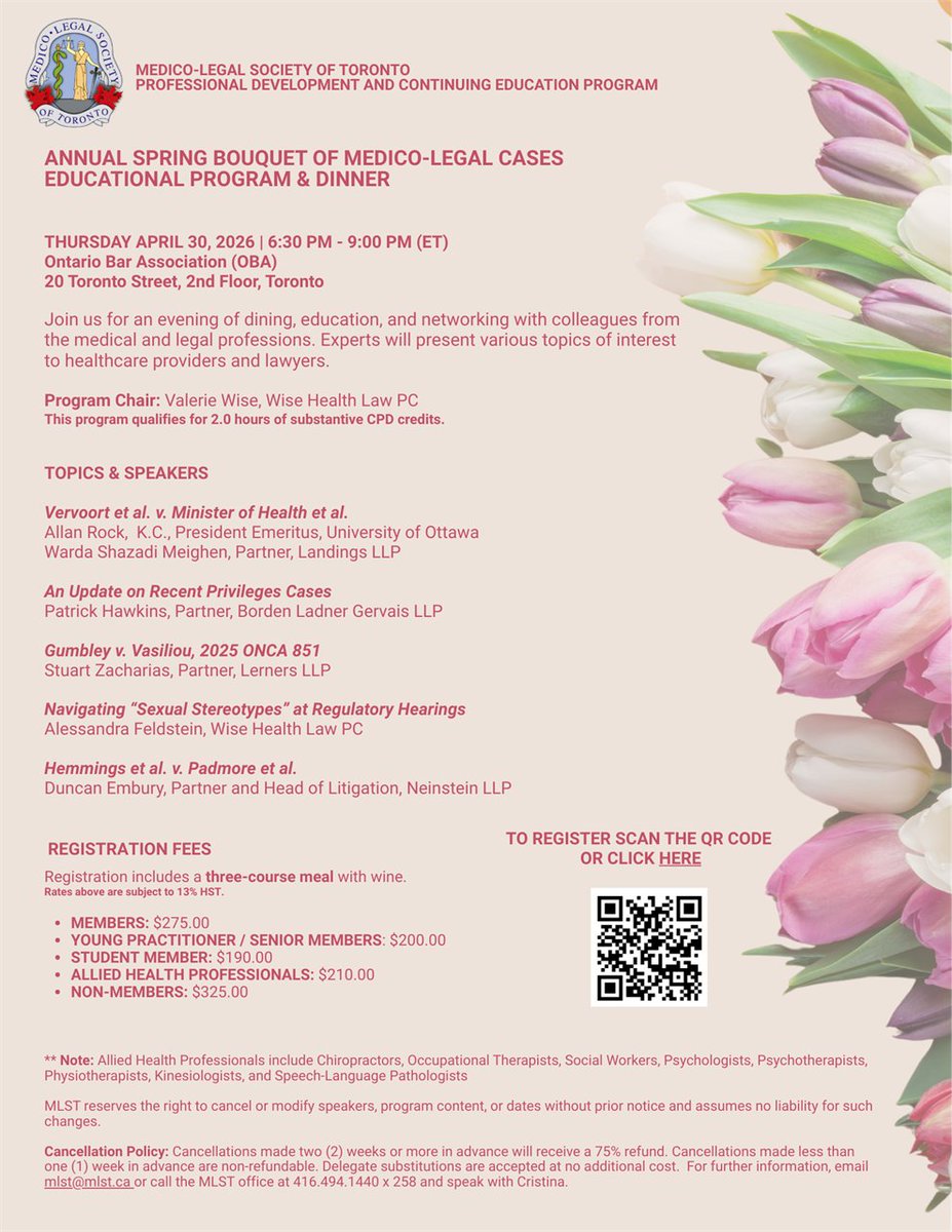 Medico-Legal Society of Toronto tweet media