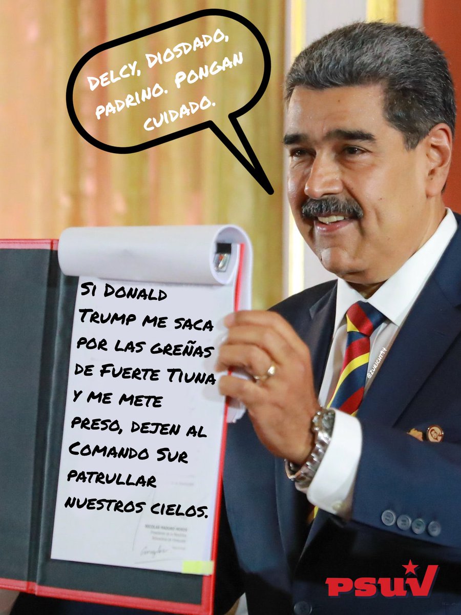 zuricht94's tweet photo. Si mi comandante supremo. https://t.co/hWsmslOVc9
