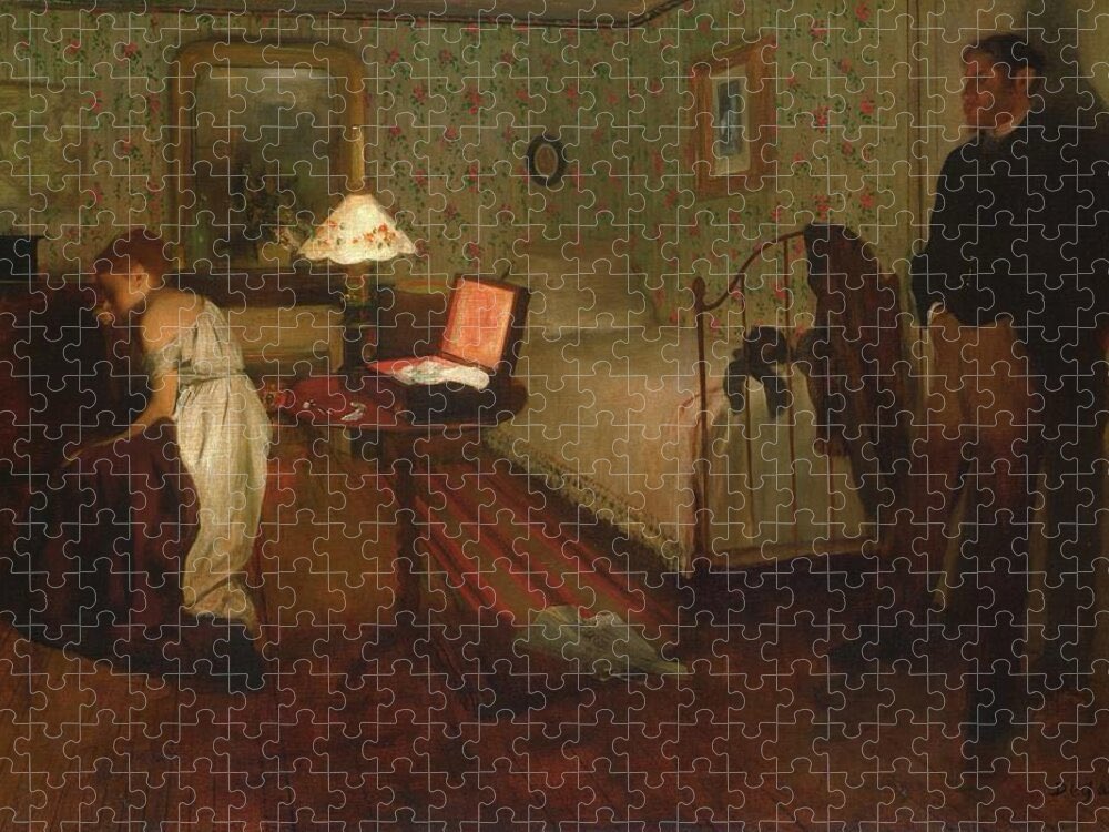 Krypteusz's tweet photo. Puzzle obrazu;Wnętrze(rzepak) E.Degas https://t.co/E3GR2LHQkT