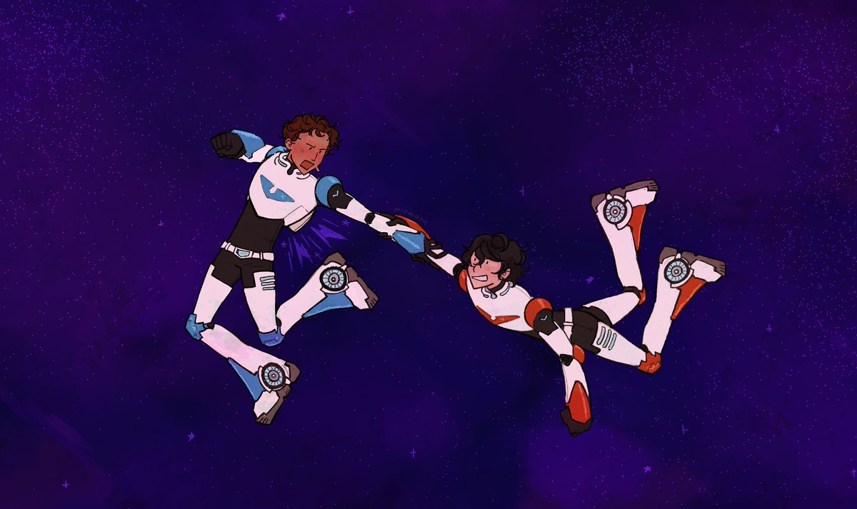 here's a close up of the original blue red gays #vld #klance