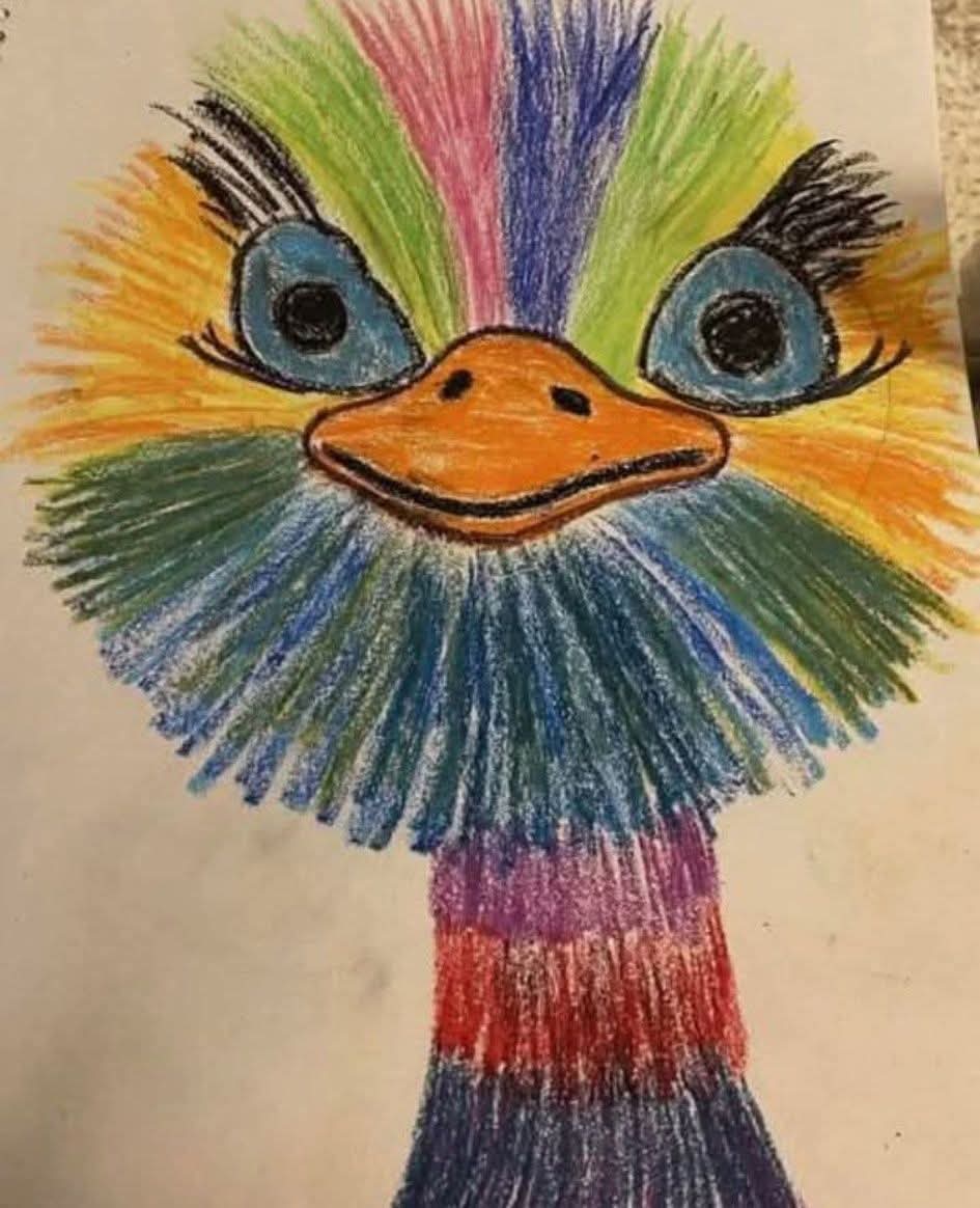 My non verbal son drew this at home, He asked me to show all of you.