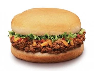 AshWow11's tweet photo. Per Google: The Bell Beefer was a discontinued Taco Bell menu item, a hybrid hamburger/taco that featured seasoned ground beef, shredded cheese, taco sauce, and lettuce on a hamburger bun. Originally introduced as the "chili burger" in 1962, it was renamed the Bell Burger and then the Bell Beefer, remaining on the menu until the mid-1990s due to declining popularity and the company's shift to strictly Tex-Mex items. #Gooddaydetroit 

I’m not sure how I feel here lol….