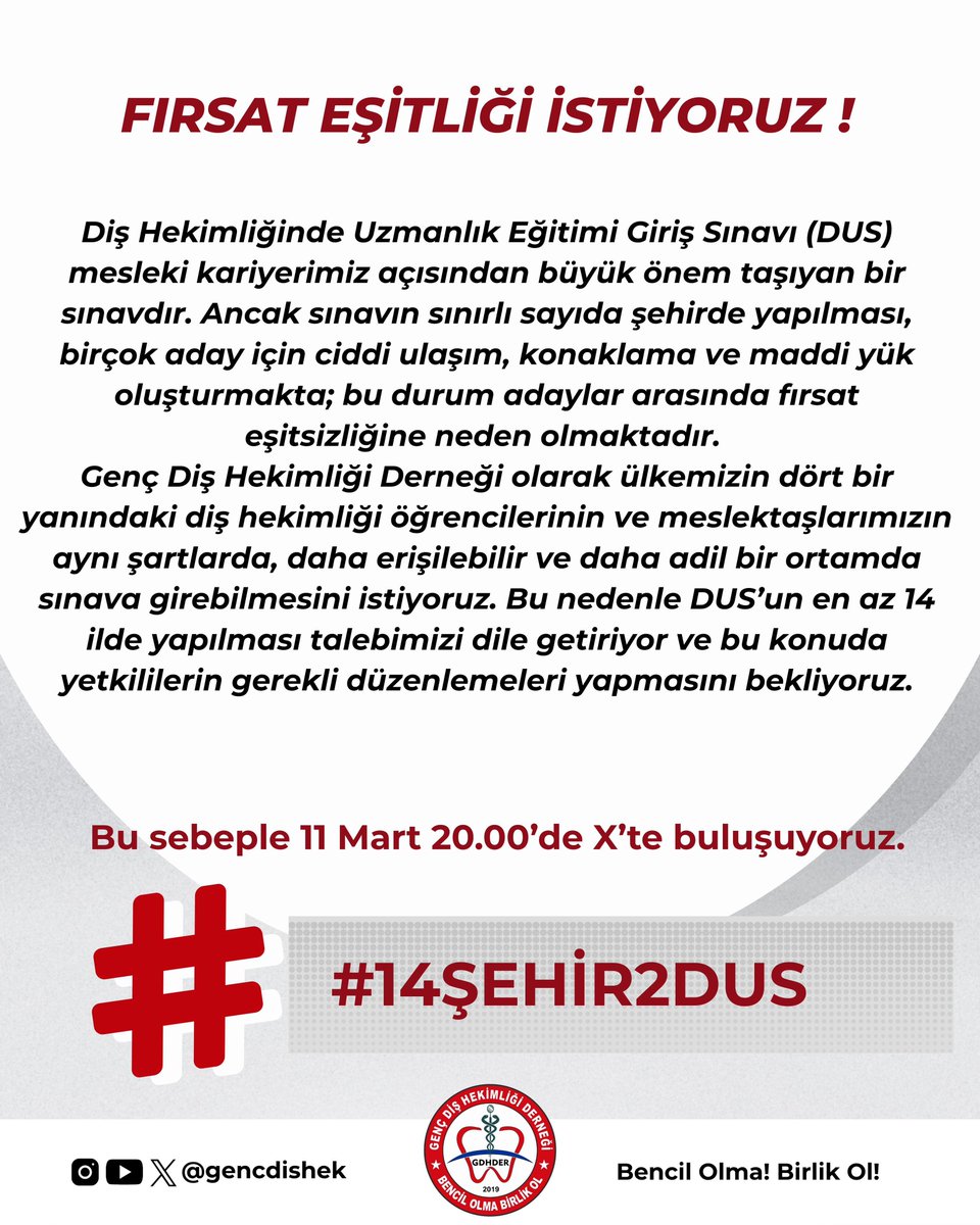 Genç Diş Hekimliği Derneği tweet media