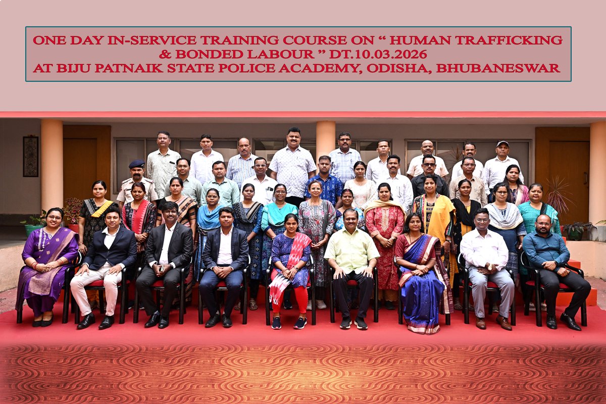 DirBpspa's tweet photo. An one day training program on Human Trafficking and Bonded Labour Act was inaugurated by SP Sri U B Mishra, OPS I, SAG, BPSPA.  A total of 32 nos of participants attended the training program in collaboration with International Justice Mission (IJM). https://t.co/pvEvg75NK8