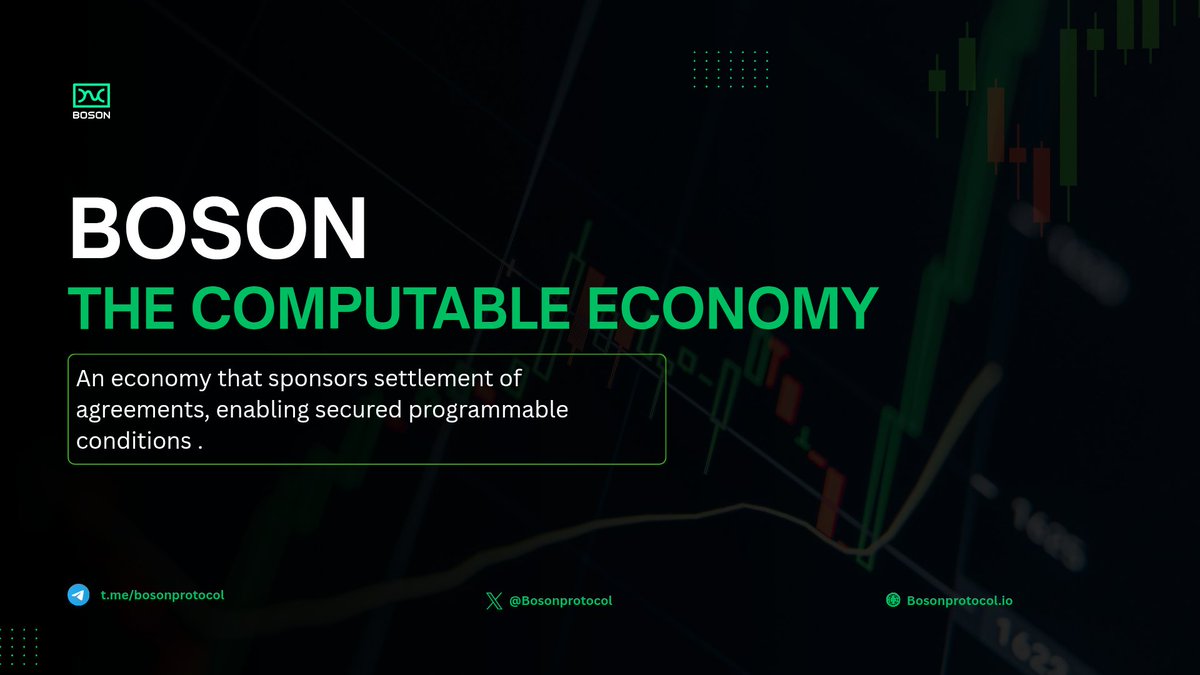 dev_lover0's tweet photo. Today’s global economy still runs on slow processes like email approvals, paperwork, and having it processed on weekdays like the usual 😁😁
For small, simple transactions, that system works.

But once things become complex, the friction starts to show.
What @BosonProtocol is pointing toward with the Computable Economy, this goes far beyond the smart contracts people usually talk about. 😎😎

The core idea is simple and easy to understand; 
What if agreements didn’t depend on trust, office hours, or manual approval  but instead executed automatically as code?
We’re already seeing the early version of this shift: 🤔🤔

✅ DeFi loans operating 24/7
✅ On-chain markets settling instantly
✅Stablecoins moving billions without traditional banking rails
This isn’t just faster finance.
It’s programmable coordination  where economic activity can run automatically through code. 

And that changes the structure of the economy itself.
We’re gradually moving toward a world where agreements aren’t only signed…
They’re compiled and executed.
That’s a future worth watching.💥💥
