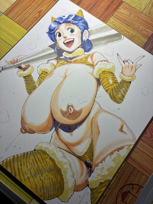 最近描いた色紙。ほんとは節分用だったのだが…('・ω・`) 