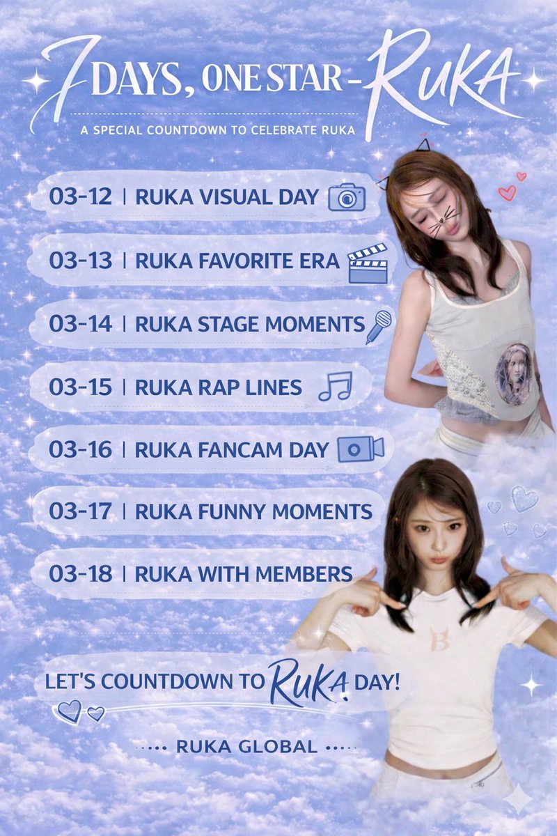 "#7DaysOneStar_RUKA" - Results on X | Live Posts & Updates