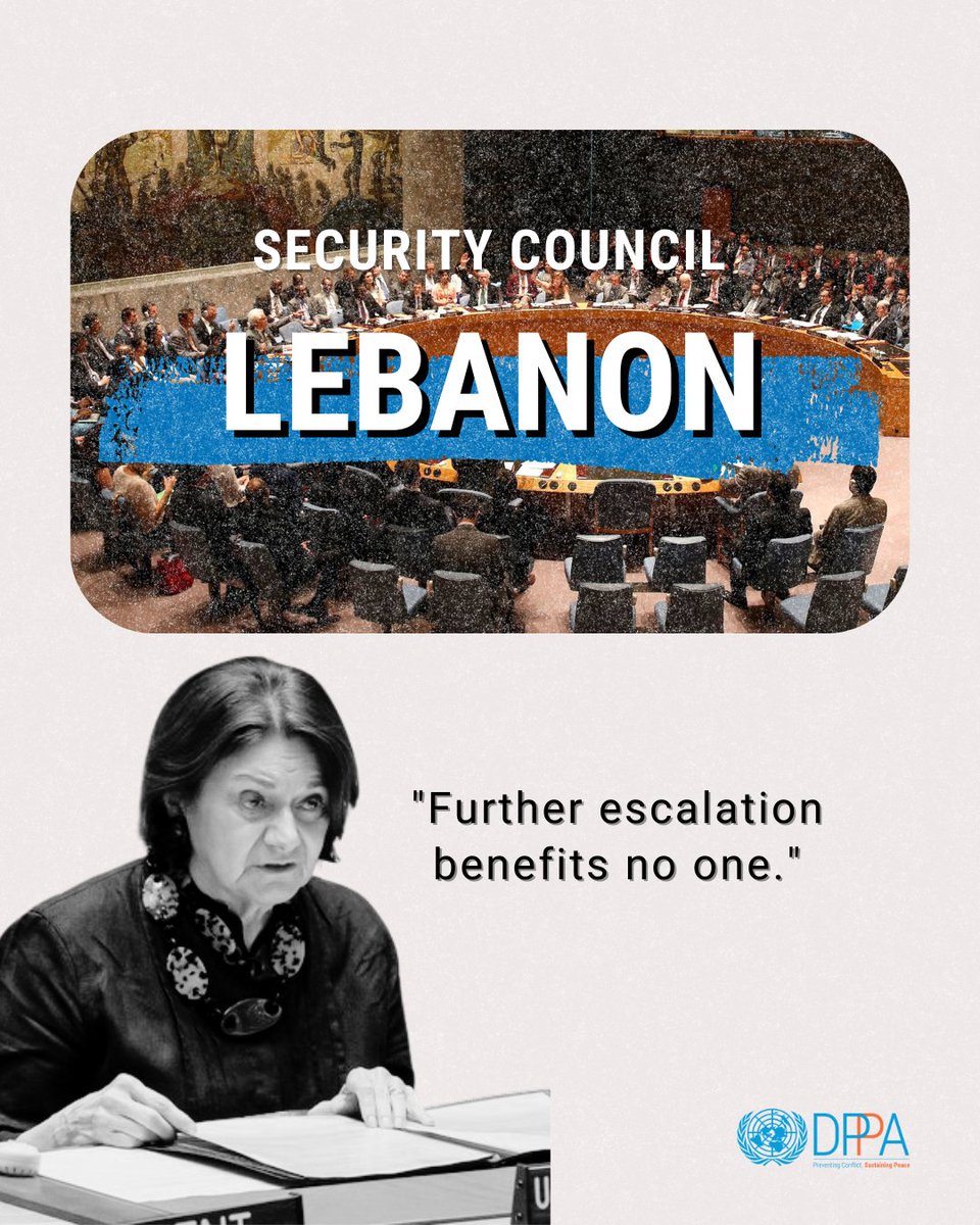 UN Political and Peacebuilding Affairs tweet media