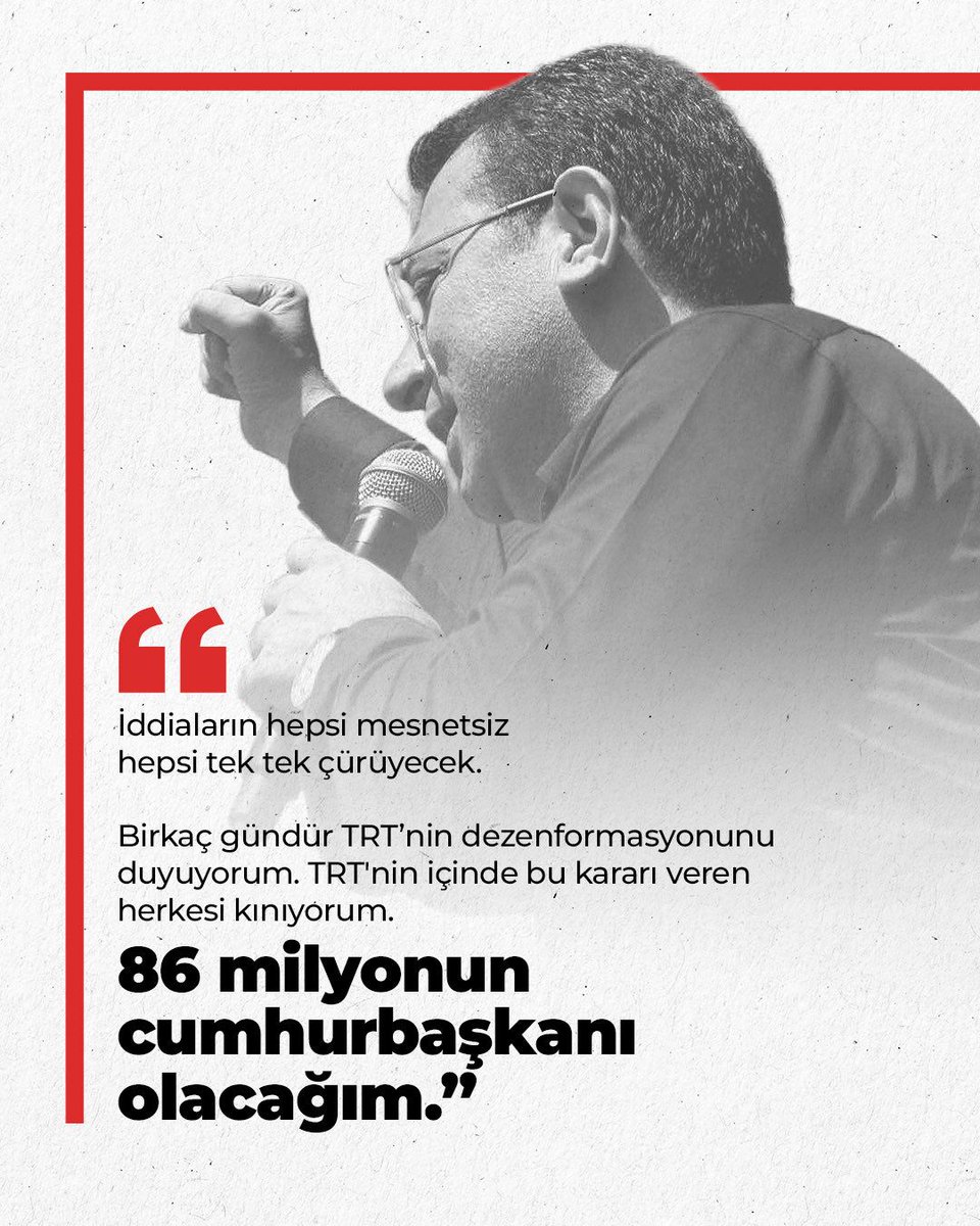 İddiaların hepsi mesnetsiz, tek tek çürüyecek.