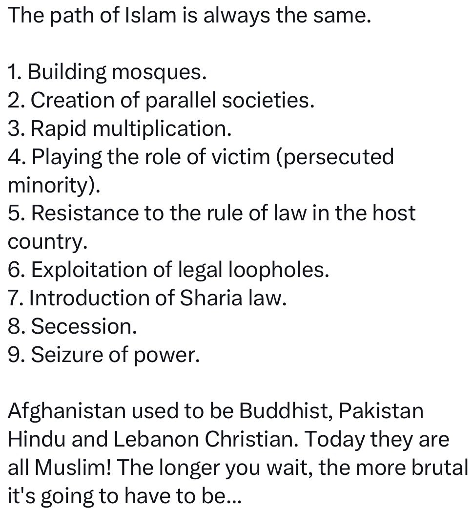 R0ssy0425's tweet image. #destroyislam #banhalal #closemosques #remigration