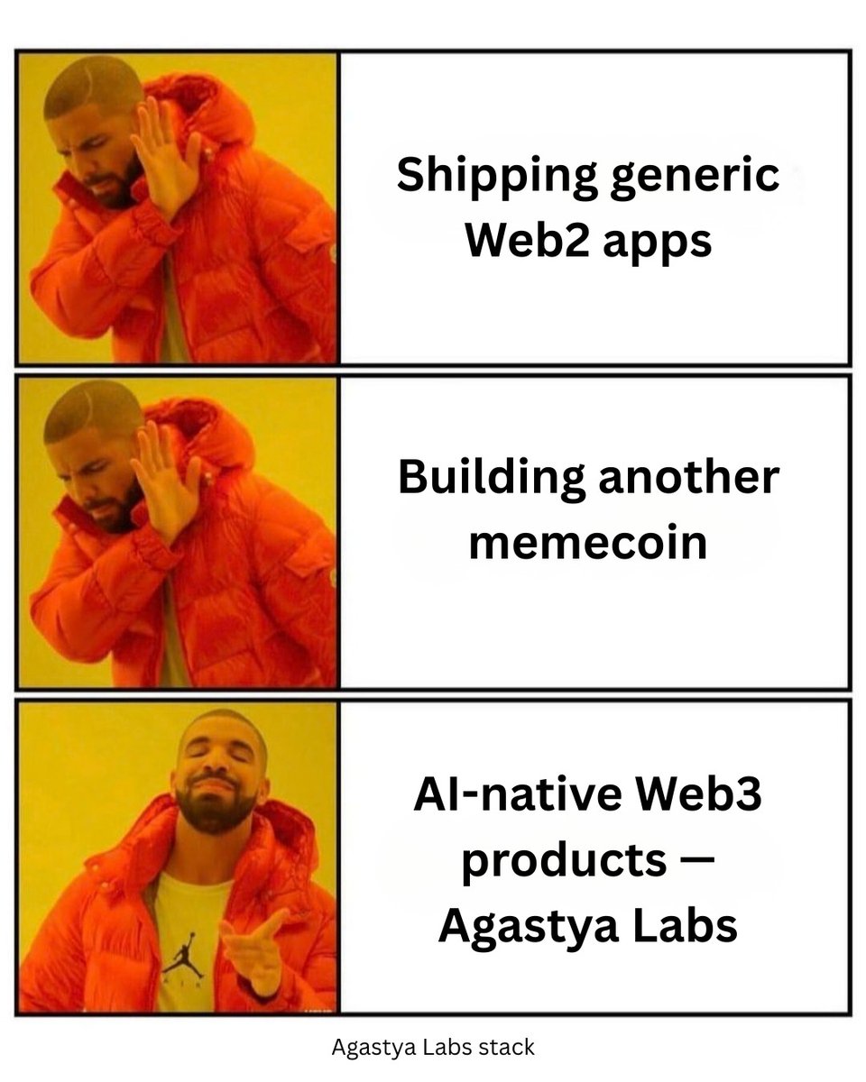 _agslabs's tweet photo. Not here for noise.
We build AI-native Web3 infrastructure.
Agastya Labs — Build. Launch. Scale.
#Web3 #AI #Solana #CryptoBuilders #StartupStudio #AgastyaLabs https://t.co/ml4arqp1Nt