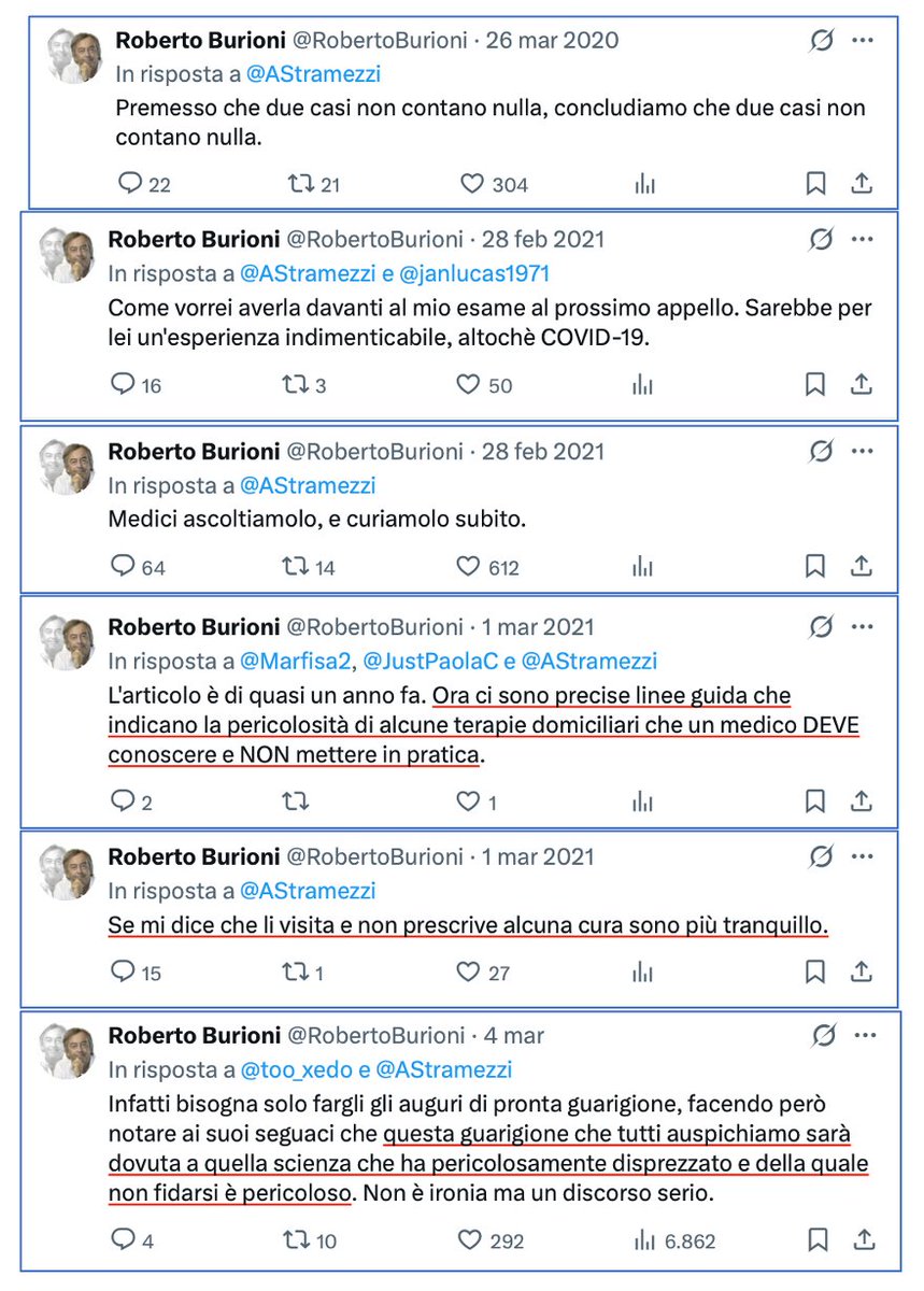 Dr. <a href="/AStramezzi/">Andrea M. G. G. Stramezzi MD PhD DDS</a>   il Prof. Burioni fa presto: “Non mangi il minestrone? Sei contrario alle verdure”.
Non ha “mezzi” pareri.