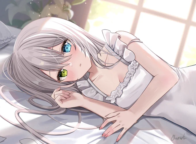 あっ……おはようございます… #OC