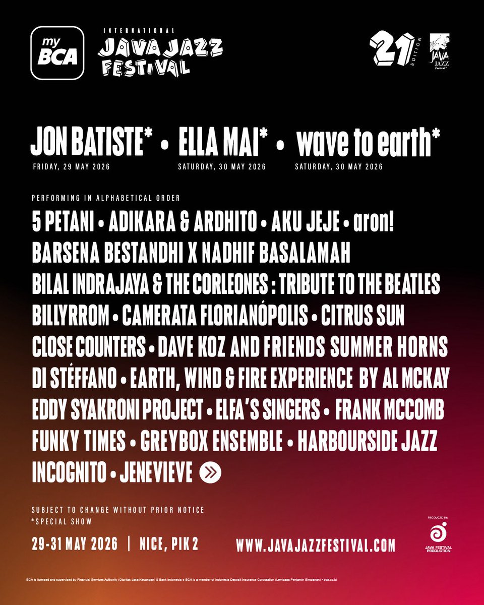 Java Jazz Festival tweet media