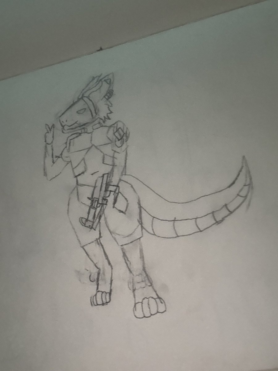 Sketch done for <a href="/TOASTEROWO6510/">✨SparkTheProto✨🔜 MEGAPLEX</a> #furryart #protogen #furry