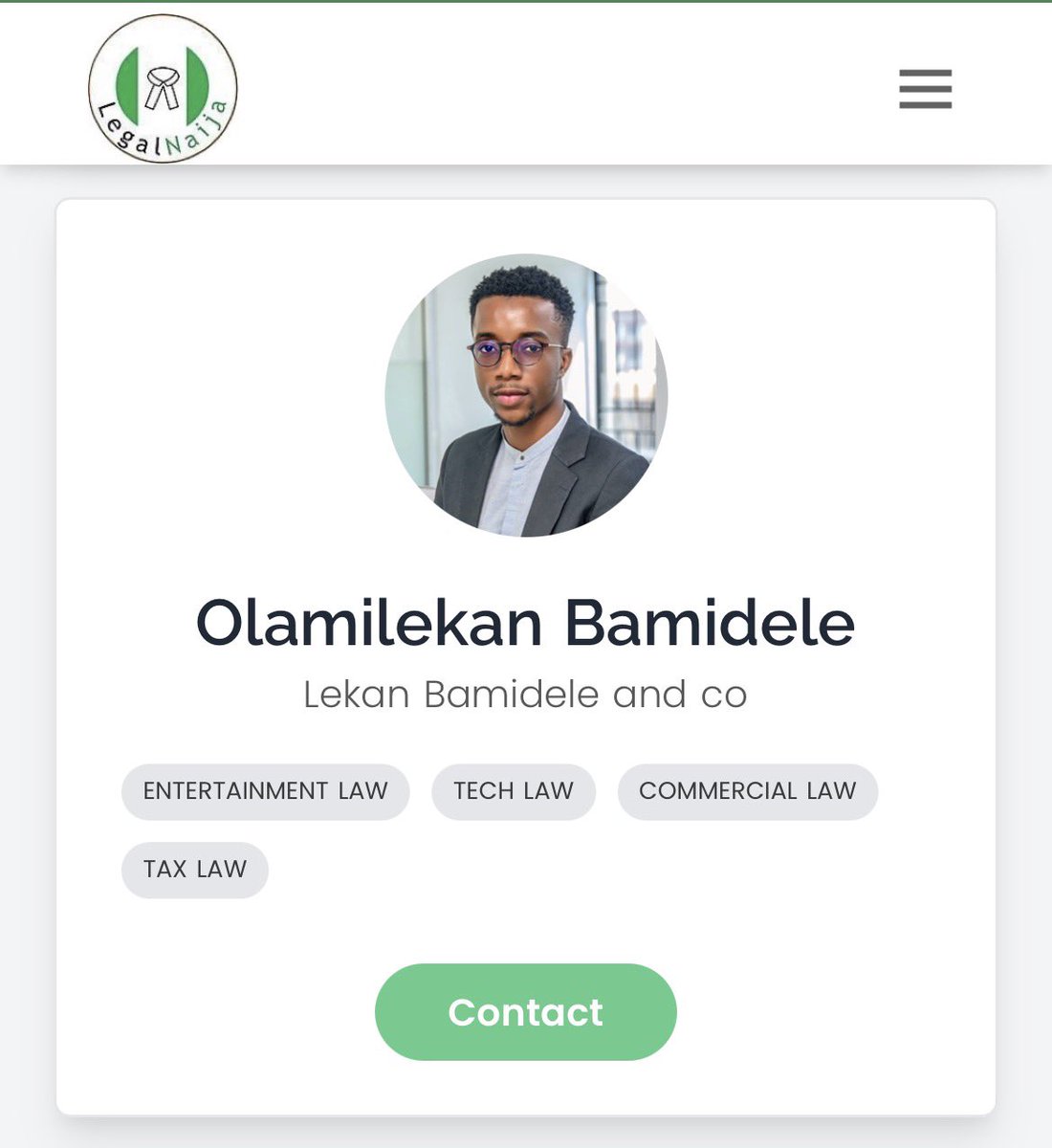 LegalNaija's tweet photo. Meet Lekan Bamidele, a verified lawyer featured on the Legalnaija Lawyers’ Directory.
Looking for trusted legal advice? You can connect with him directly via https://t.co/eJvjRZYtwJ.
#Legalnaija #LawyersDirectory #FindALawyer #NeedALawyer #Law #LegalServices https://t.co/YkLNFPYumJ