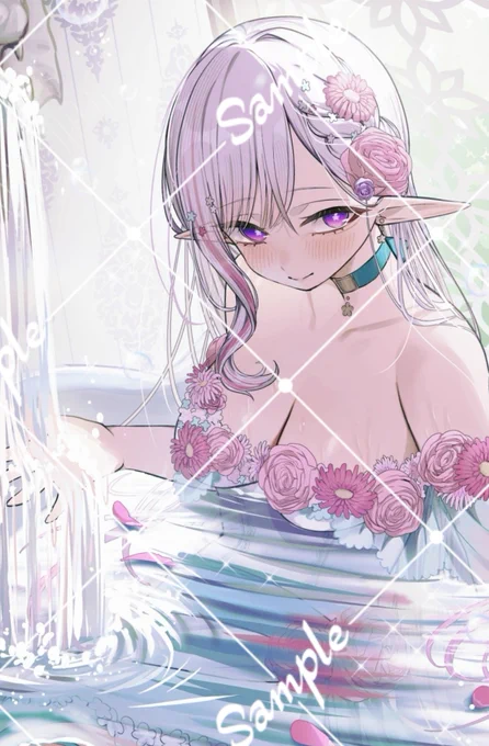 【お仕事】 たけのおふろ様のご依頼で生誕祭イラストを描かせて頂きました!よろしくお願いします