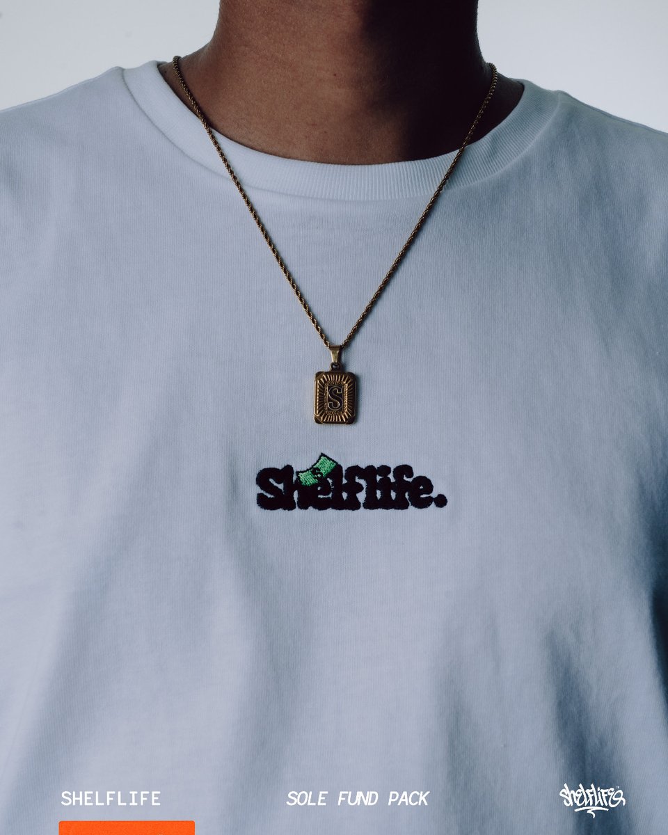 shelflifestore's tweet photo. The Shelflife Sole Fund collection is made for those who live the sneakerhead mindset, quietly stashing for the next drop, but never compromising on style. From the soft, premium tees to the hoodie, every piece is crafted for comfort.

Available now, in-store &amp; online. https://t.co/8Otv1Dg7mY