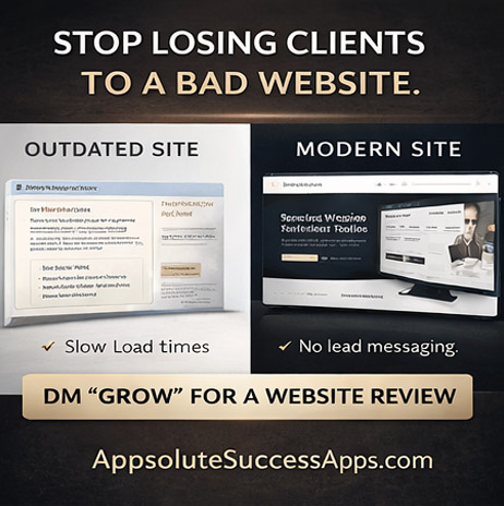 easysixfigure's tweet image. Is your website outdated?  DM "GROW for a website review.
.
#WebsiteReview #DigitalMarketing #WebDesign #WebsiteUpgrade #SEO #GrowYourBusiness #OnlinePresence #BusinessGrowth #WebsiteMakeover #DigitalTransformation