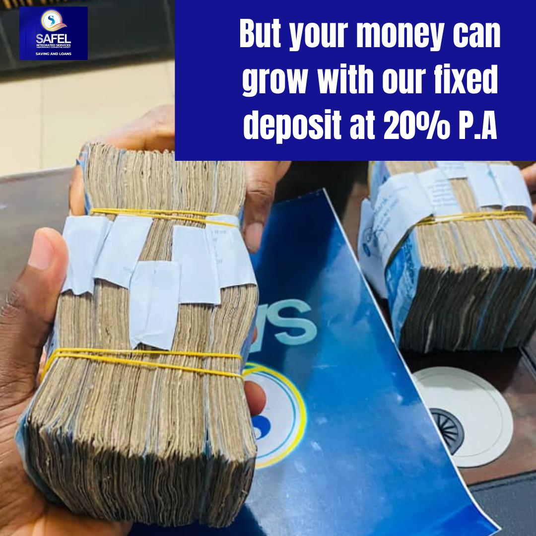 SAFEL73015889's tweet photo. Our Fixed Savings Deposit with up to 20% interest p.a. is a safe and low risk investment opportunity to grow your money today.

Start today!

#FinancialGrowth #InvestSmart https://t.co/emZFEWricQ
