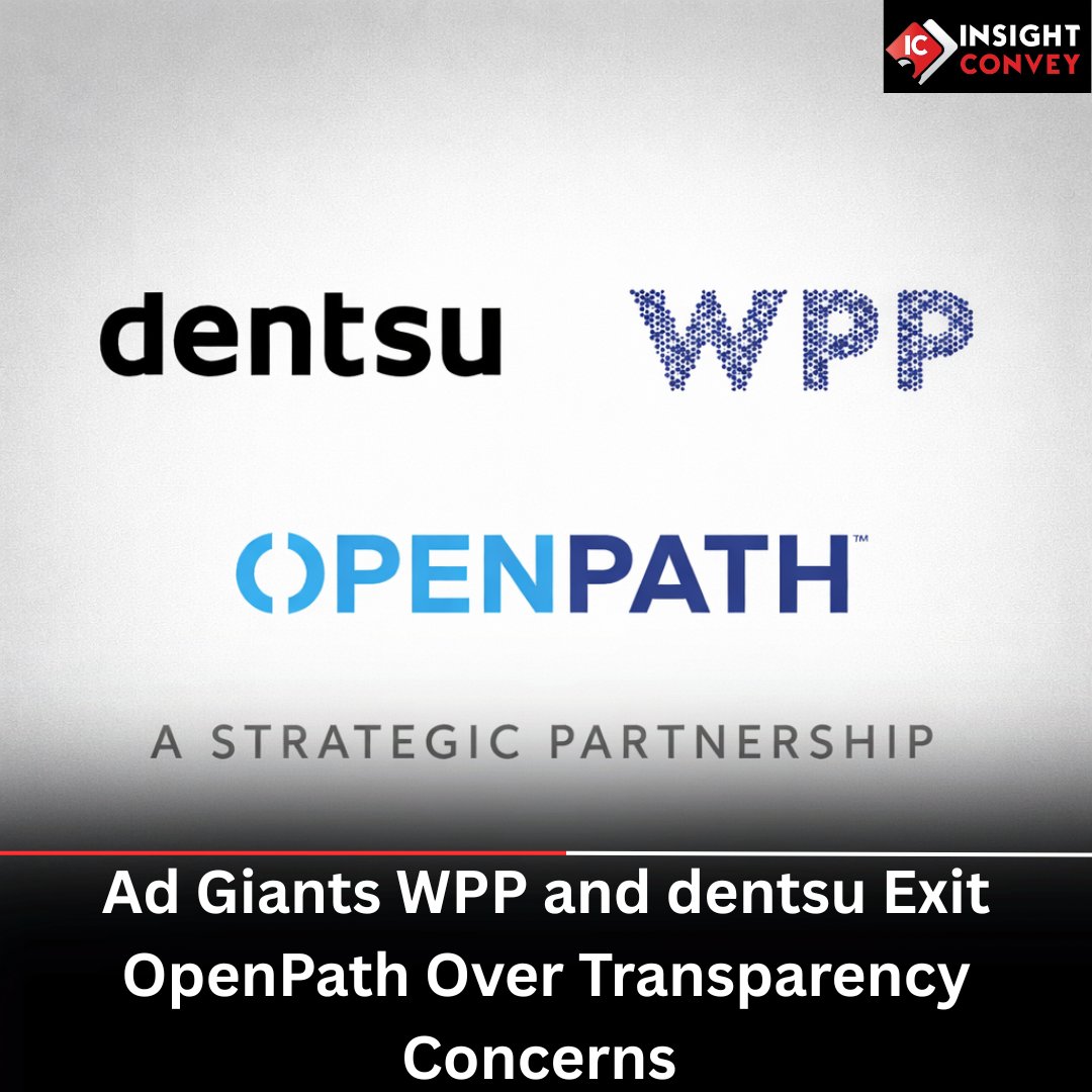 ConveyInsight's tweet photo. 📢 Ad-Tech Update
@WPP & @dentsu_global step back from The Trade Desk’s #OpenPath over transparency concerns.
Follow @ConveyInsight!
#AdTech #Programmatic https://t.co/dblTVTelIj
