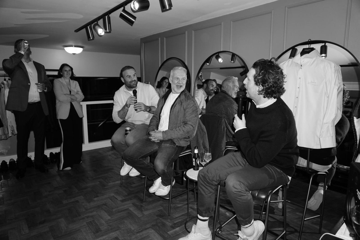 McCannbespoke's tweet image. Last Thursday at McCann Bespoke with Jamie Roberts and Ollie Phillips, hosted by Archie Curzon.

Great crowd, great conversation. Thank you to everyone who joined us, and to Howden for sponsoring the evening.

#bespoke #rugby #bespoketailoring