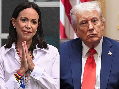 🇻🇪🇺🇸 | TRUMP REBOTÓ A MARÍA CORINA 

🔴 La dama de papel salió hablando de los "detalles" de su reunión con Trump:

Y los detalles es que "no puede contar a detalles" lo conversado 😂

Y aunque diga que "la reunión se extendió más tiempo del previsto",

✅ Tú y los tuyos saben