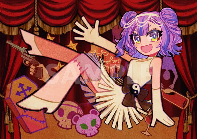 【WORK】 キョンシーのCiちゃん様( )「アンタと同じ地獄に堕ちようか / covered by キョンシーのCiちゃん」にて、MVイラストを制作させていただきました! よろしくお願いいたします