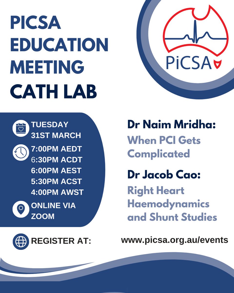 Professionals in Cardiac Sciences Australia Inc tweet media