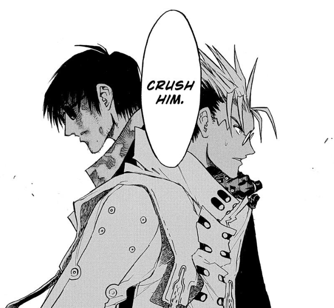 midorikatsura's tweet photo. i love the idea that trimax, trigun98 and tristampgaze are three parallel timelines that and they all kinda offer a different conversation around vashwood, different symbolism, some even different fate https://t.co/f2m7f4QAaT