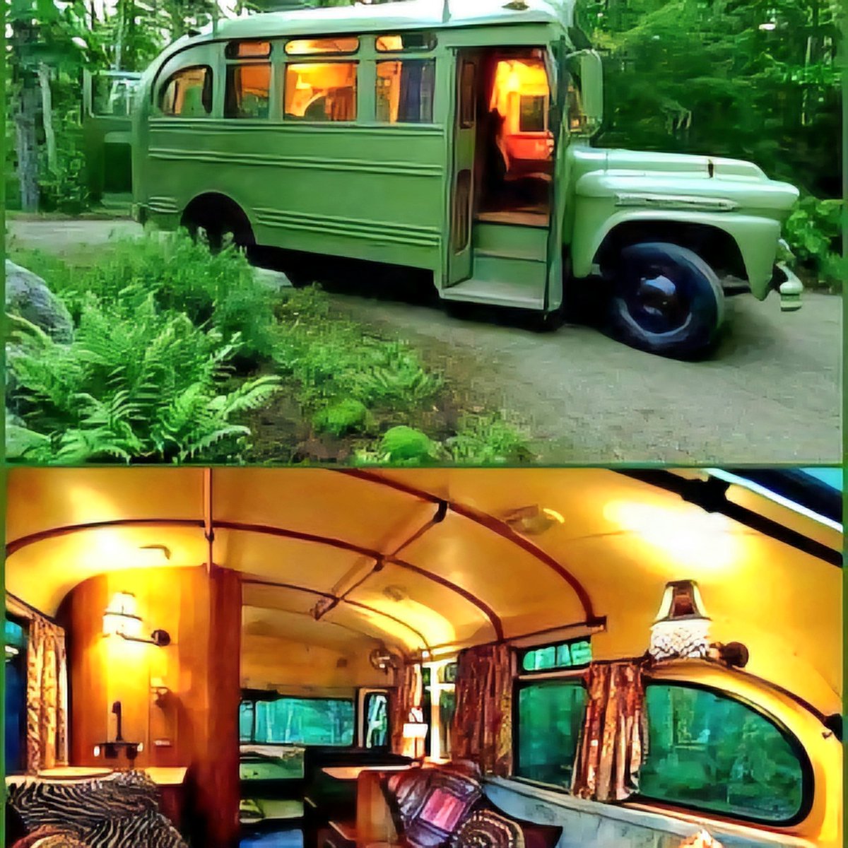 CamperFanPAGE's tweet image. I could live happily ever after in something like this 💚 #AdventureReady #VanLife