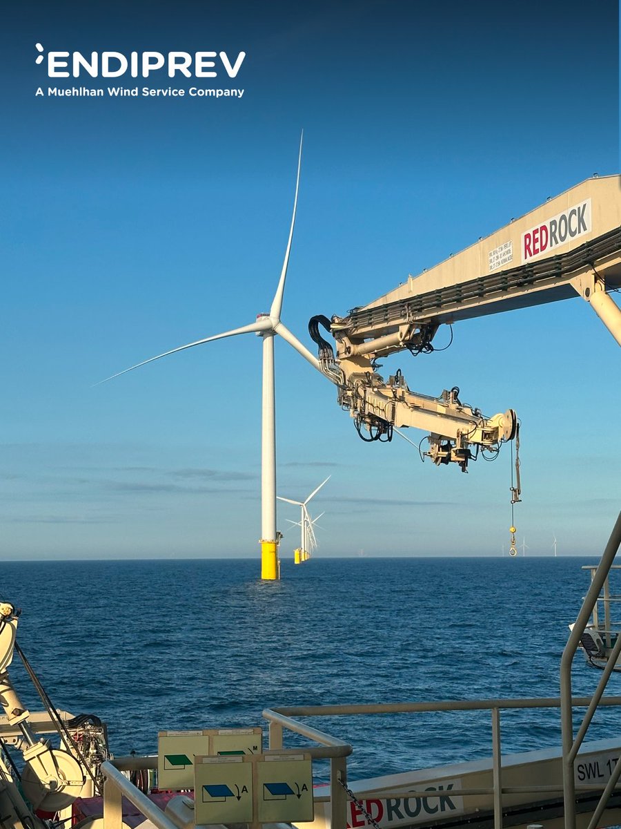 endiprev's tweet photo. A major milestone was reached at #DoggerBank Wind Farm (Phase A) with the installation of its final #windturbine. Our teams contributed to commissioning, troubleshooting, and high voltage works.. With this stage of works completed, our Service teams are on-site. https://t.co/u1JQ7ShUtz