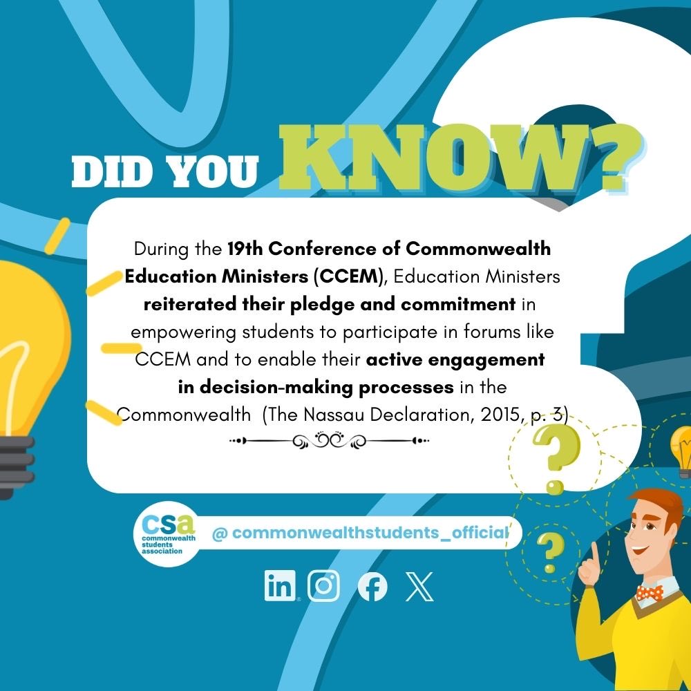 Commonwealth Students' Association tweet media