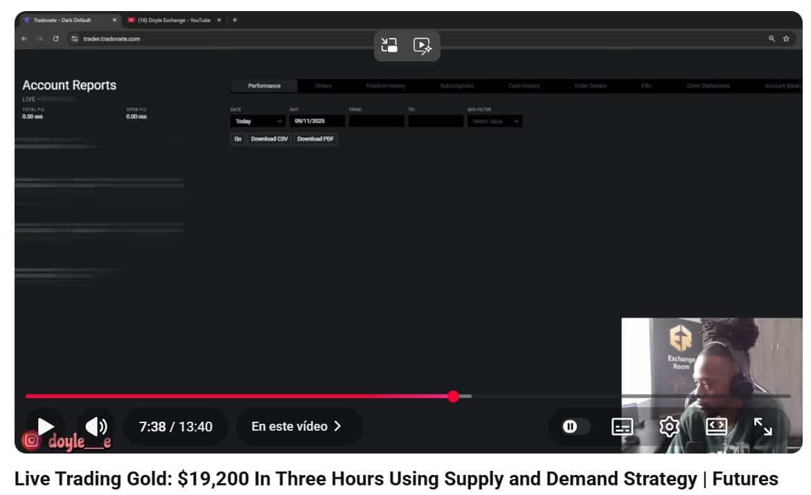 Another example of the P&amp;L.

Different video.

The main thing is that he said it’s real money while lying to everyone because it clearly said demo.

He will probably say that he is copy trading it to live, but it’s easy to say in hindsight when you’re already exposed…