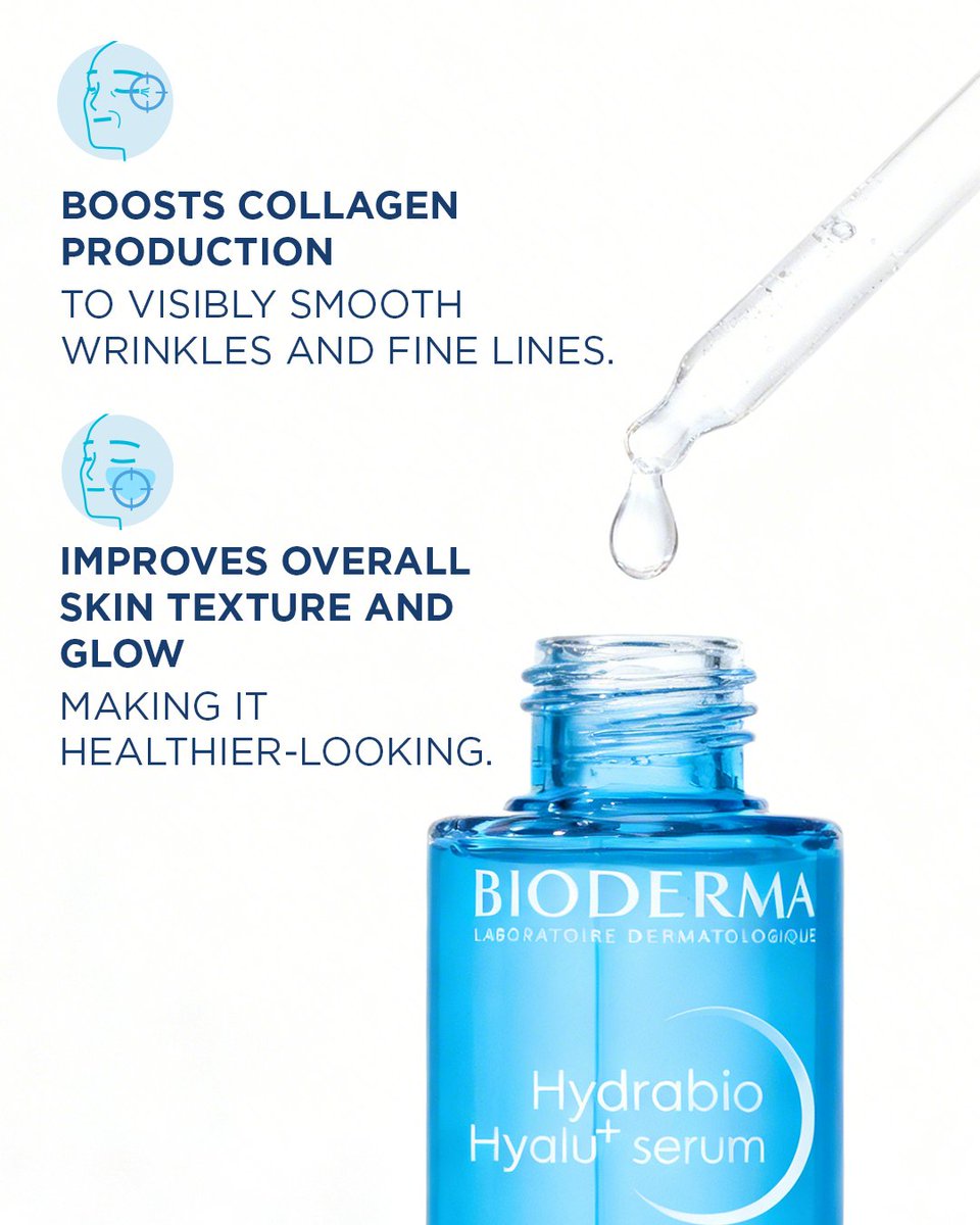 Bioderma_ID's tweet photo. Hydrabio Hyalu+ Serum works beyond surface-level moisture, targeting the biological causes of dehydration to help boost natural hyaluronic acid production, strengthen the skin barrier, and protect against oxidative stress.
#YourRealSkinUpgrade
#dermsolutions #biodermaindonesia https://t.co/ugBkNBrqLi