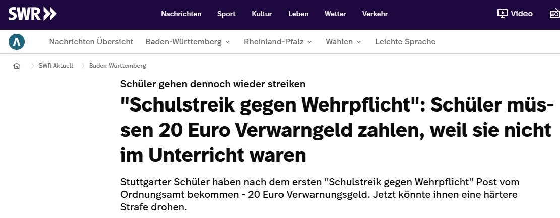 Hätte man schon bei den Fridays For Future Demos machen sollen