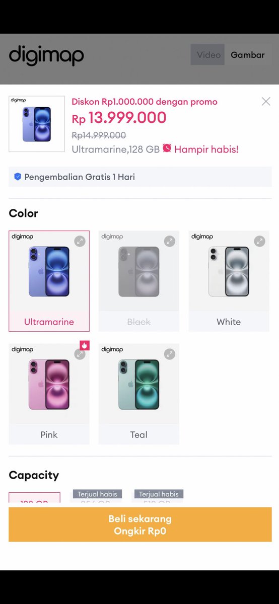 diera18_'s tweet photo. @LazadaID Di Lazada 3.3 Ramadan Mega Sale aku mau iPhone 16, bismillah dapet kabar baik besok atau lusa saat pengumuman dari @LazadaID udah komen terus setiap hari dari masa periode kuis sampe udah lewat tetap ku ramaikan selaluu.. https://t.co/Zx9lNQIET8