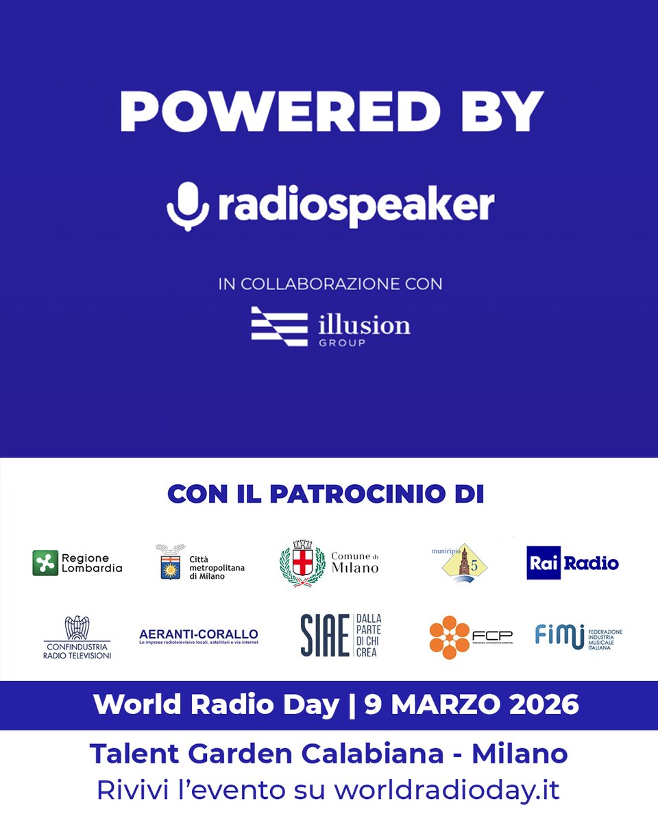 radiospeaker.it tweet media