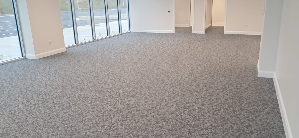 PFL_Ireland's tweet image. Galaxy 76 carpet tiles from Signature Floors recently fitted for a refurbishment in EZ Living, Little Island. Galaxy is a collection of modern #carpet #tiles that have been designed to add a sense of style to large-scale #commercial projects, particularly #office workplaces.