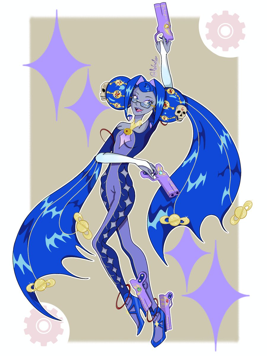 Whaleox's tweet image. KOG x Bayonetta 

Thought of this last night and had to act on it 
#Bayonetta #Glitch #KnightsOfGuinevere