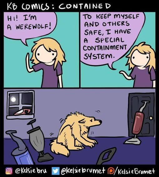 Papa Woof und Krampus und Bleaken tweet media