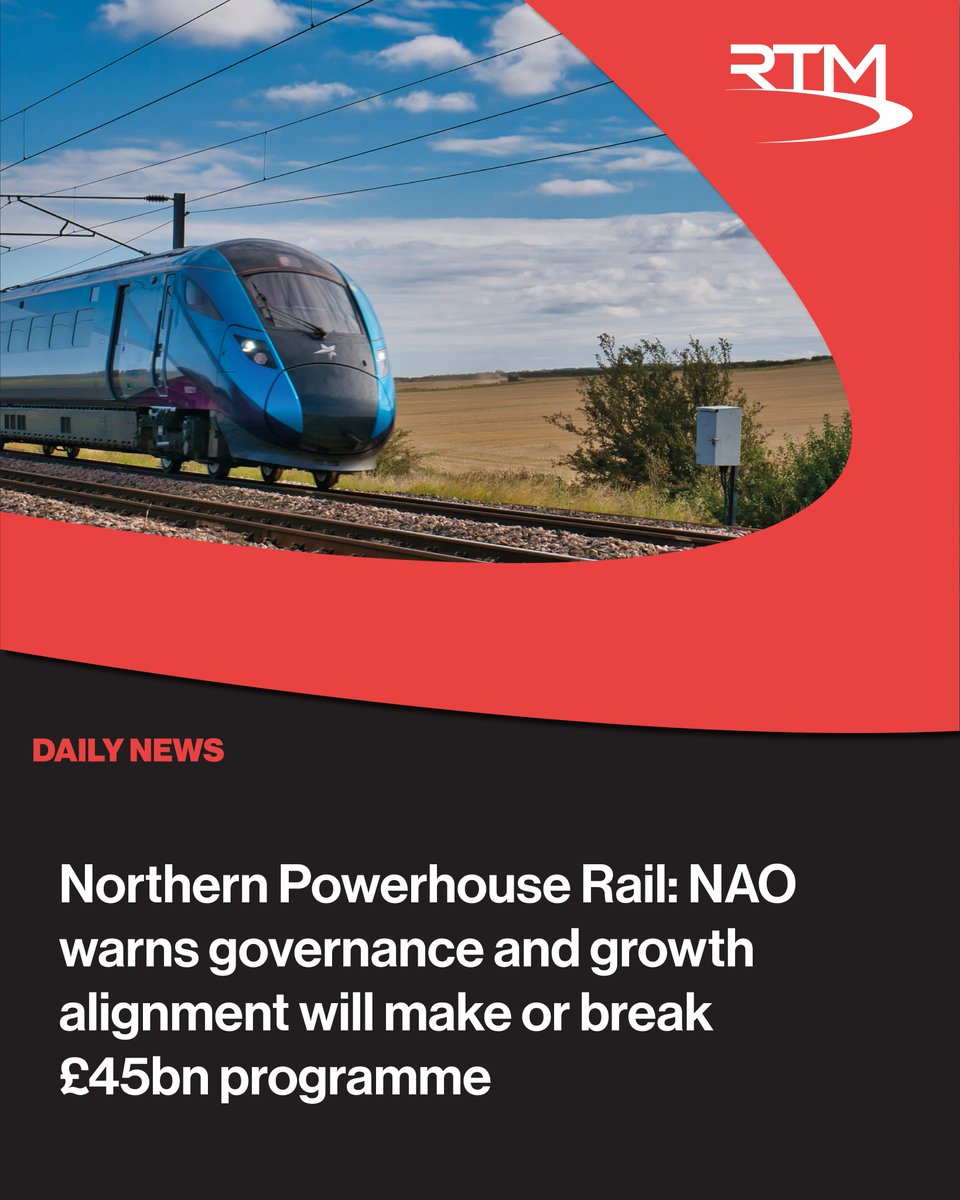 The NAO’s new report sets out a £45bn, three‑phase plan—but warns success depends on tighter governance, realistic trade‑offs and alignment with the Northern Growth Strategy.

• What matters now: phased upgrades east of the Pennines in the 2030s, a new Liverpool–Manchester line